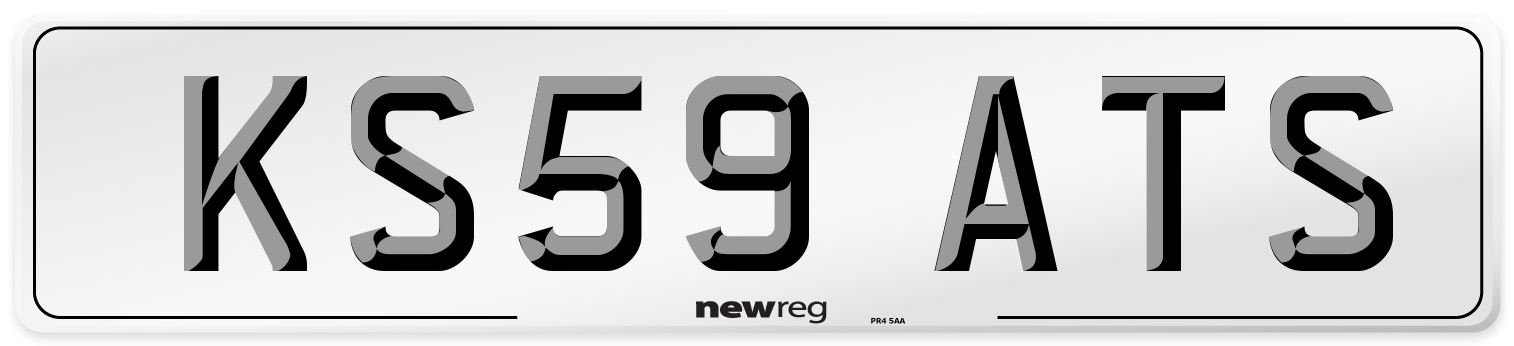 KS59 ATS Number Plate from New Reg